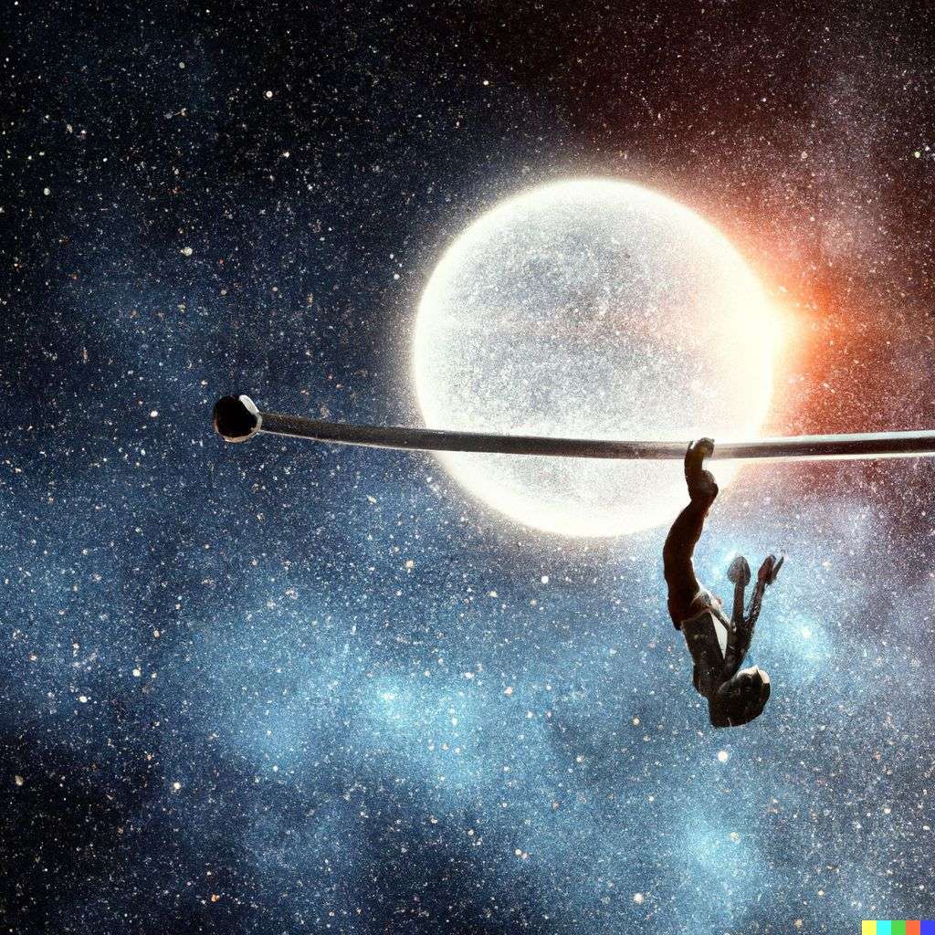 the discovery of gravity, mixed media